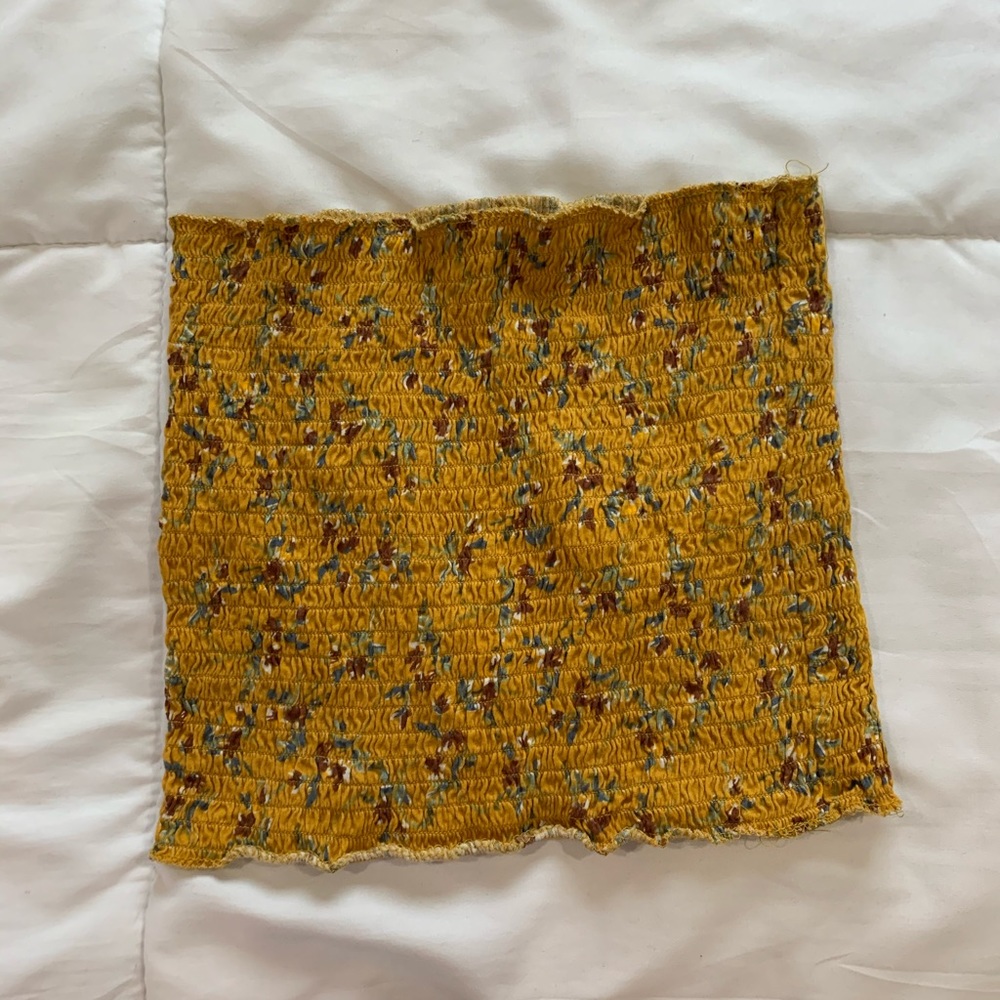 floral tube top